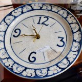 DC06. Dedham Pottery clock.
